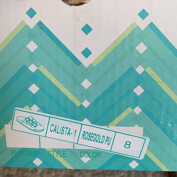 Anna Calista Rosegold Slide Sandals with Adjustable Straps 🆕 - Picture 3 of 7